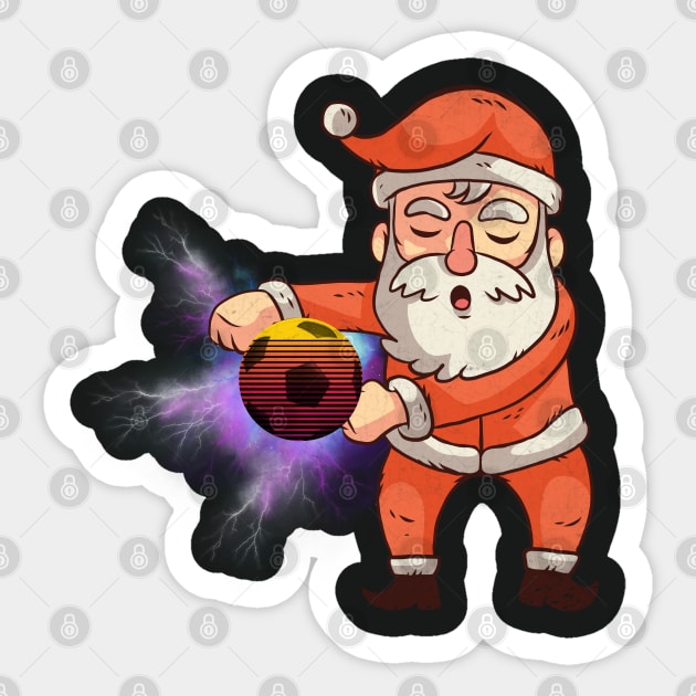 Santa Football Sticker by Uniquewear